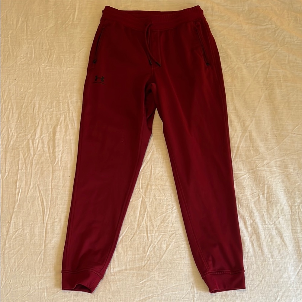 Under Armour Red Joggers - Size: M
